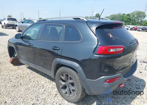 2015 Jeep Cherokee Trailhawk z USA, uszkodzony, nr VIN 1C4PJMBS3FW569707